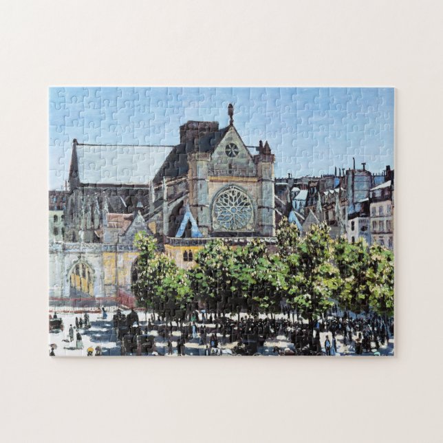 Sanktt Germain l'Auxerrois Claude Monet Pussel (Horisontell)
