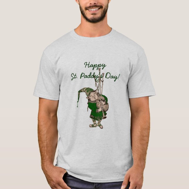 Sanktt irländaredagskjorta tee (Framsida)