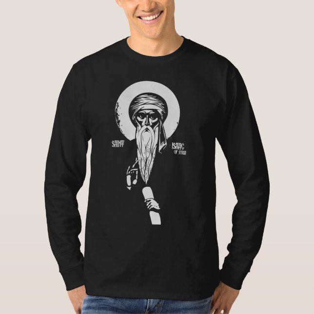 Sanktt Isaac av Syrien T-shirt (Framsida)
