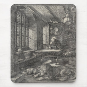 Sanktt Jerome i hans studie av Albrecht Durer Musmatta