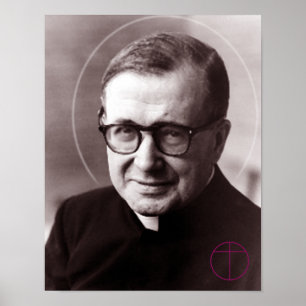 Sanktt Josemaría Escrivá Poster