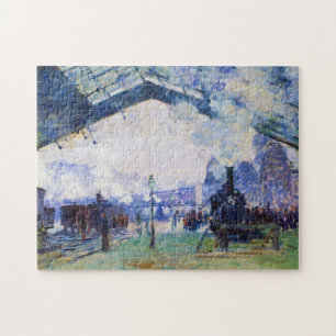 Sanktt-Lazare station, Normandy tåg, Claude Monet Pussel