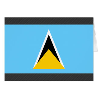 Sanktt Lucia flagga Hälsningskort