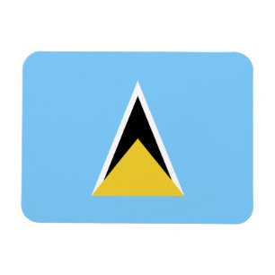 Sanktt Lucia flagga Magnet