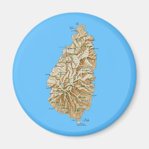 Sanktt Lucia kartamagnet Magnet