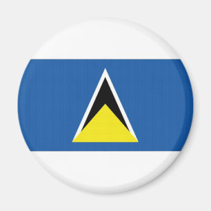 Sanktt Lucia medborgareflagga Magnet