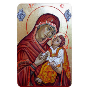 Sanktt Mary Theotokos Magnet