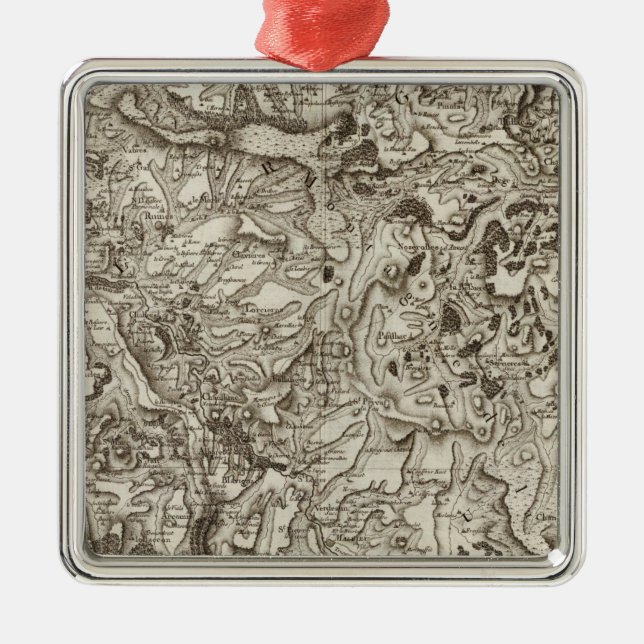 Sanktt mjöl julgransprydnad metall (Framsidan)