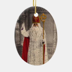 Sanktt Nicholas julgranprydnad Julgransprydnad Keramik