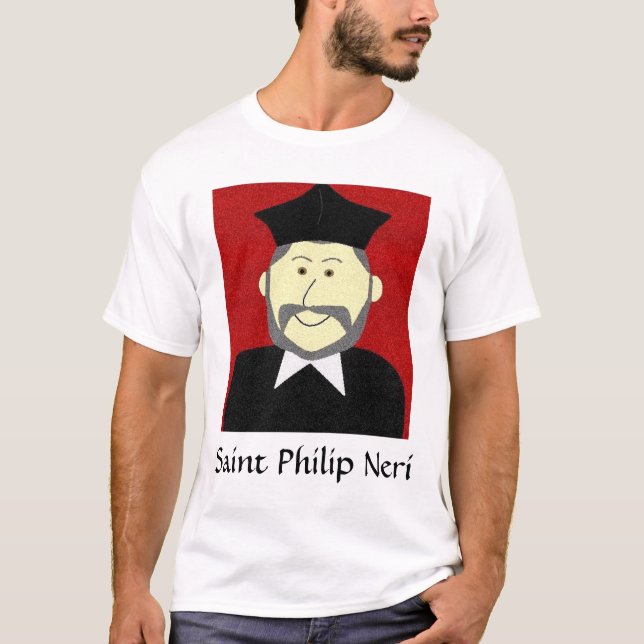 Sanktt Philip Neri T-shirt (Framsida)