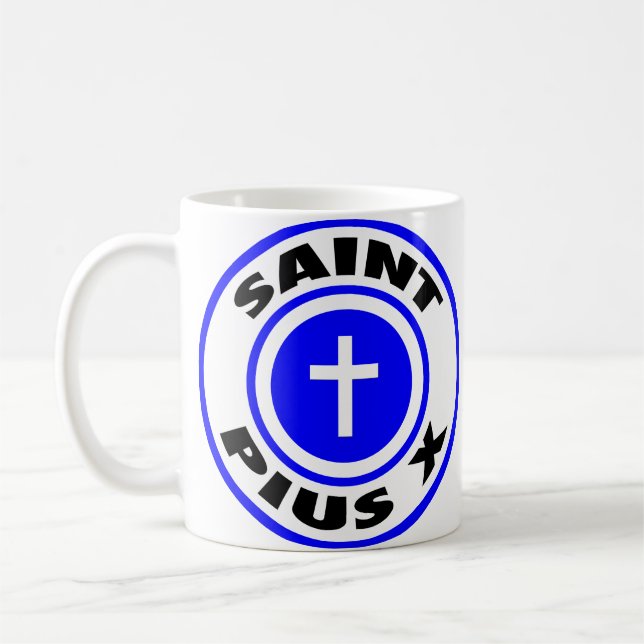 Sanktt Pius X Kaffemugg (Vänster)