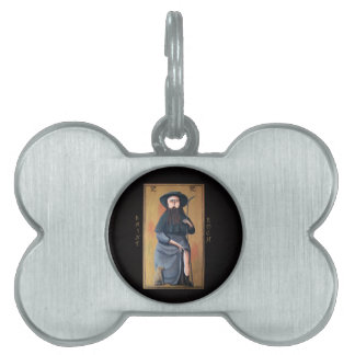 Sanktt Roch skyddshelgon av hundar av Tim Campbell Namnbricka Husdjur