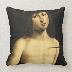 Sanktt Sebastian, c.1490s (tempera på panel) Kudde
