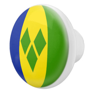 Sanktt St. Vincent och granatäppelsaftflagga Knopp