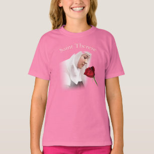Sanktt Therese flickor T Shirt