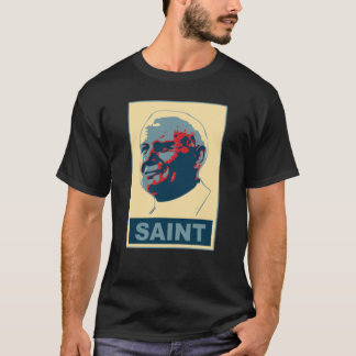SANKTT Tshirt för Pope John Paul Ii popkonst T-shirt