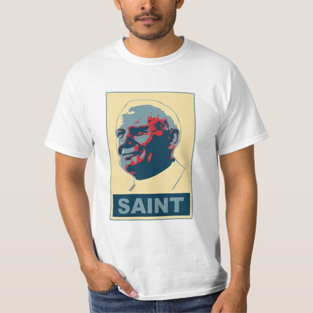 SANKTT Tshirt för Pope John Paul Ii popkonst Tröja (Framsida)
