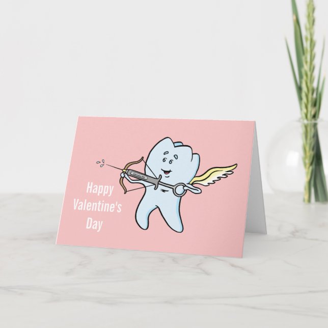 Sanktt Valentooth valentin kort för dag (Framsida)