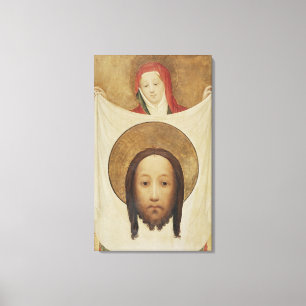 Sanktt Veronica med Sudariumen, c.1420 Canvastryck