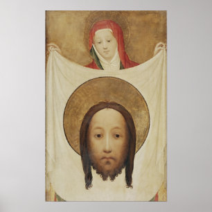 Sanktt Veronica med Sudariumen, c.1420 Poster
