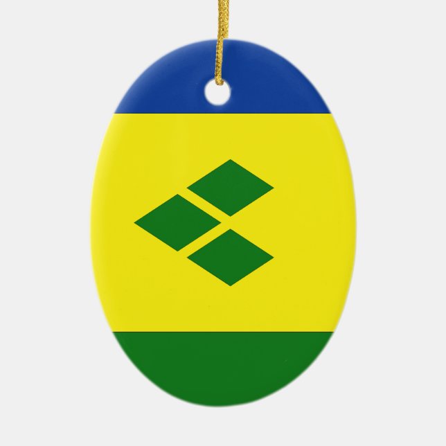 Sanktt Vincent Julgransprydnad Keramik (Framsidan)