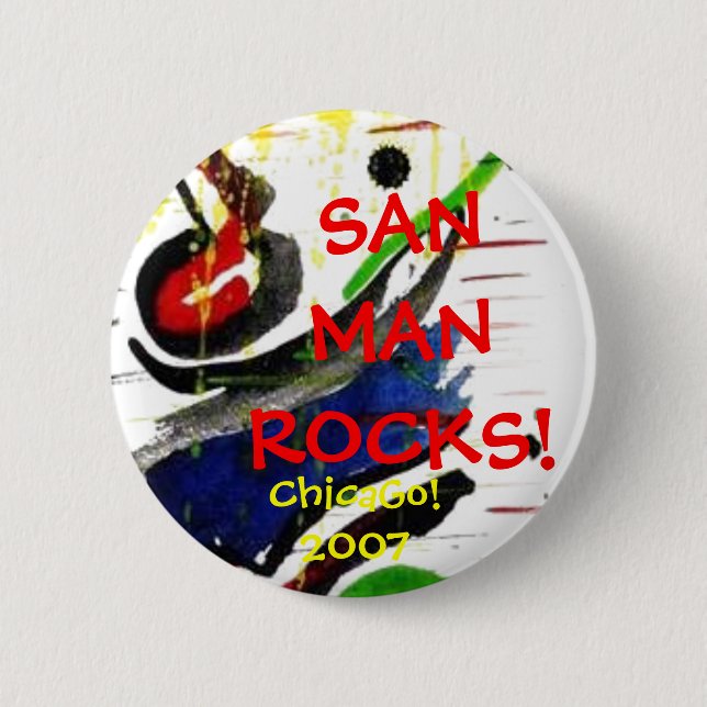 SANMANROCKS! , Chicago! 2007 Knapp (Framsida)