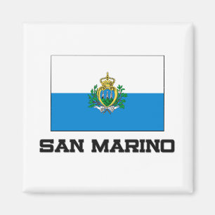 Sanmarinsk flagga magnet