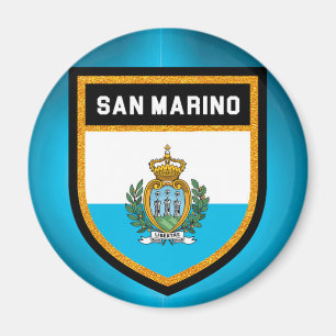 Sanmarinsk flagga magnet
