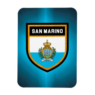 Sanmarinsk flagga magnet