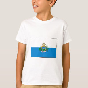 Sanmarinsk FLAGGAinternationell T Shirt