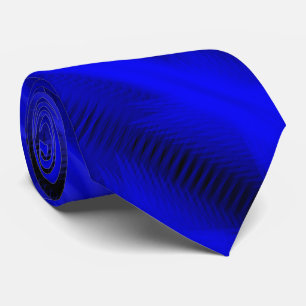 Sann Blå Futuristisk Abstrakt Diagonal Mönster Kon Slips