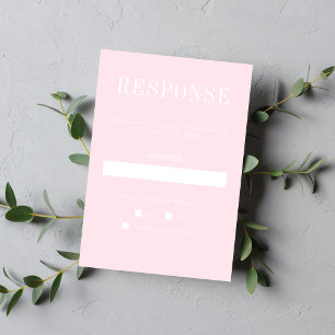 Sann enkelhet 6 Primrose Minimalist Bröllop OSA Kort