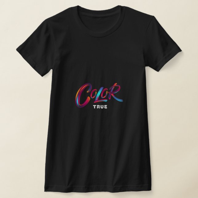 Sann färg t shirt (Laydown)