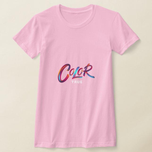 Sann färg t shirt (Laydown)