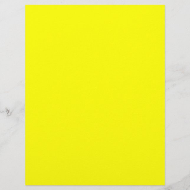 Sann gul Fluo Delight Dekor Klar att anpassa (Framsida)