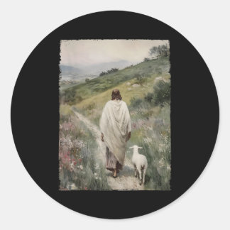 Sann historia han är uppstånden kristen Jesus bibe Runt Klistermärke