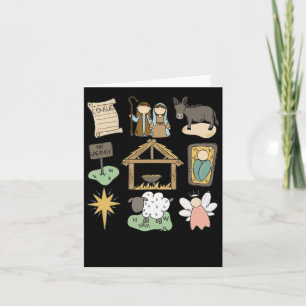 Sann historia Lukas Jesus födelse religiös kristen Kort