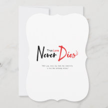 Sann kärlek dör aldrig