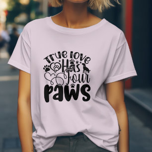 Sann kärlek har fyra klor t shirt