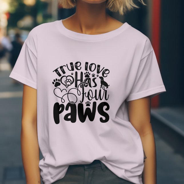 Sann kärlek har fyra klor  t shirt (Skapare uppladdad)