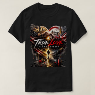 Sann kärlek har inga gränser – USA & UK Unity Graf T Shirt
