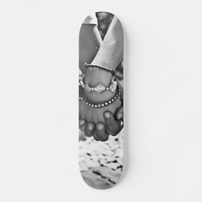 Sann kärlek old school skateboard bräda 21,6 cm (Framsida)