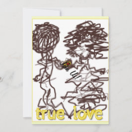 Sann kärleksinbjudan inbjudningar