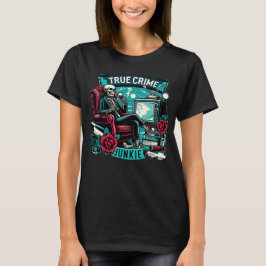 Sann kriminalitet junkie t shirt