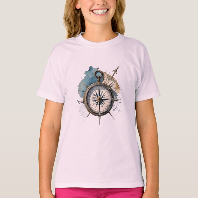 Sann Norr Styrd av Själens Kompass T Shirt (Framsida)