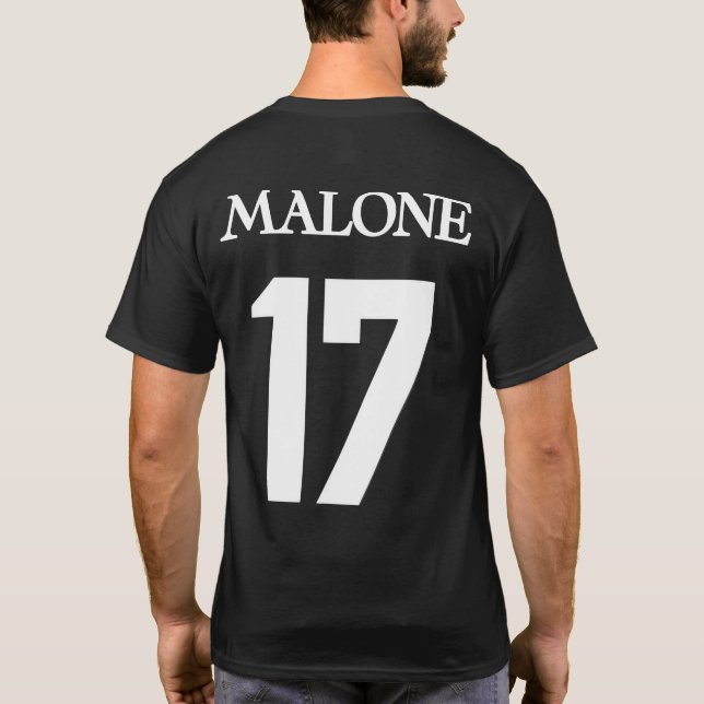 Sann symbol för Gud MALONE 17 T Shirt (Baksida)