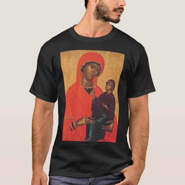 Sanna Anna med jungfru Maria T Shirt (Framsida)