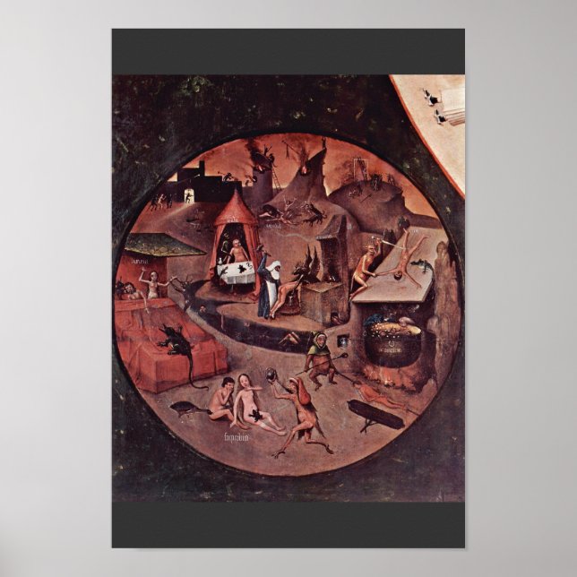 Sanna detaljer: bestraffning av de sju dödliga sin poster (Framsidan)