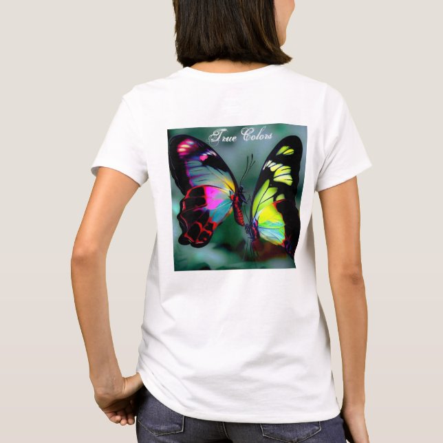 Sanna Färger, Fjärilar T-shirt (Baksida)