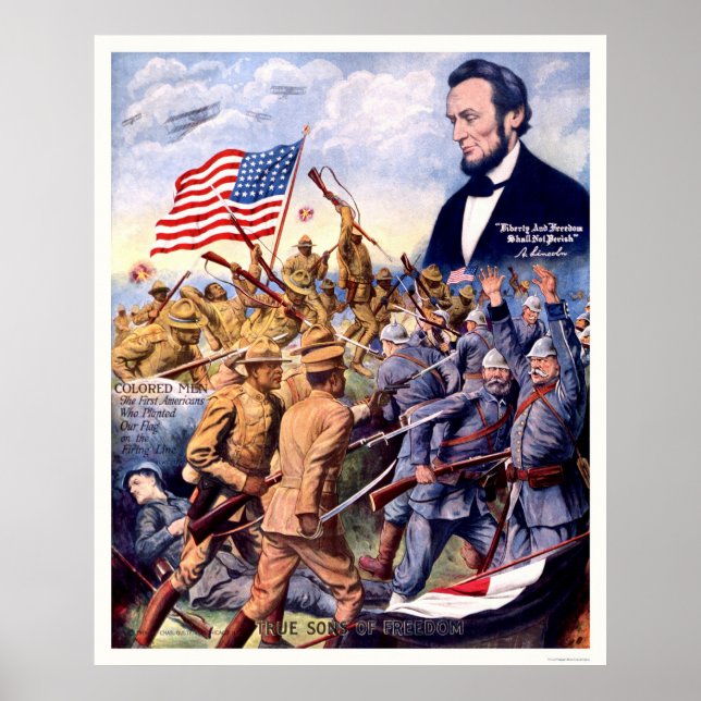 Sanna frihetens söner poster (Framsidan)